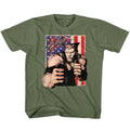 Street Fighter Guile With Flag Youth/Toddler T-Shirt