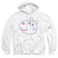 Peppa Pig White Out Suzy Sheep Face Pullover Hoodie