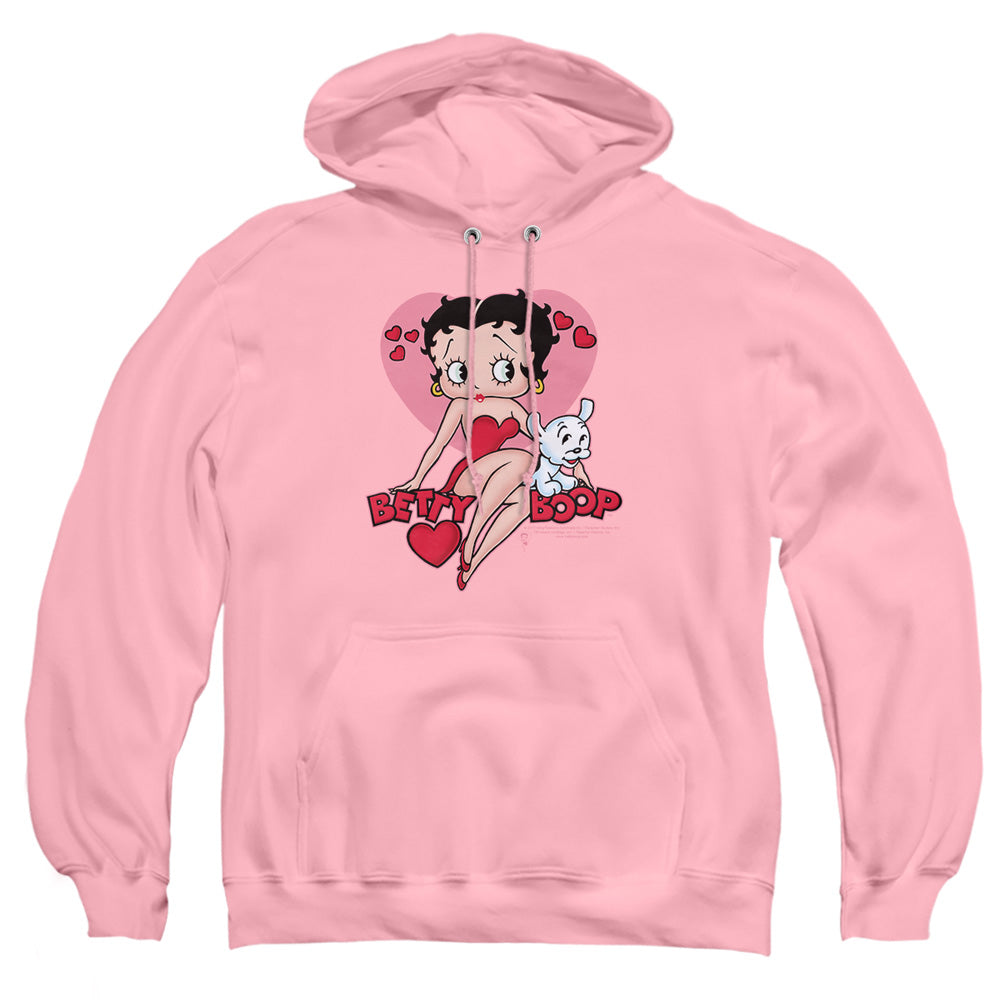 Betty Boop Sweetheart Pink Pullover Hoodie