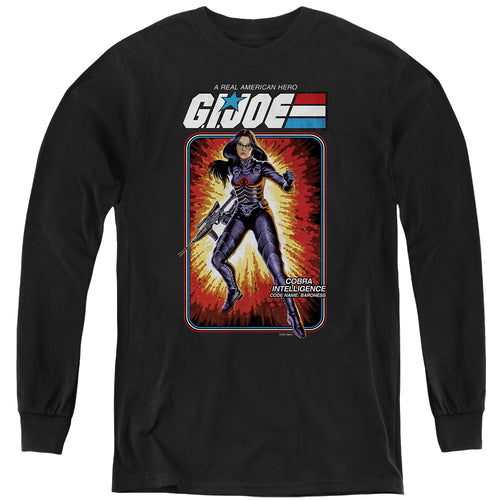 G.I. Joe Baroness Card Youth Long Sleeve T-Shirt