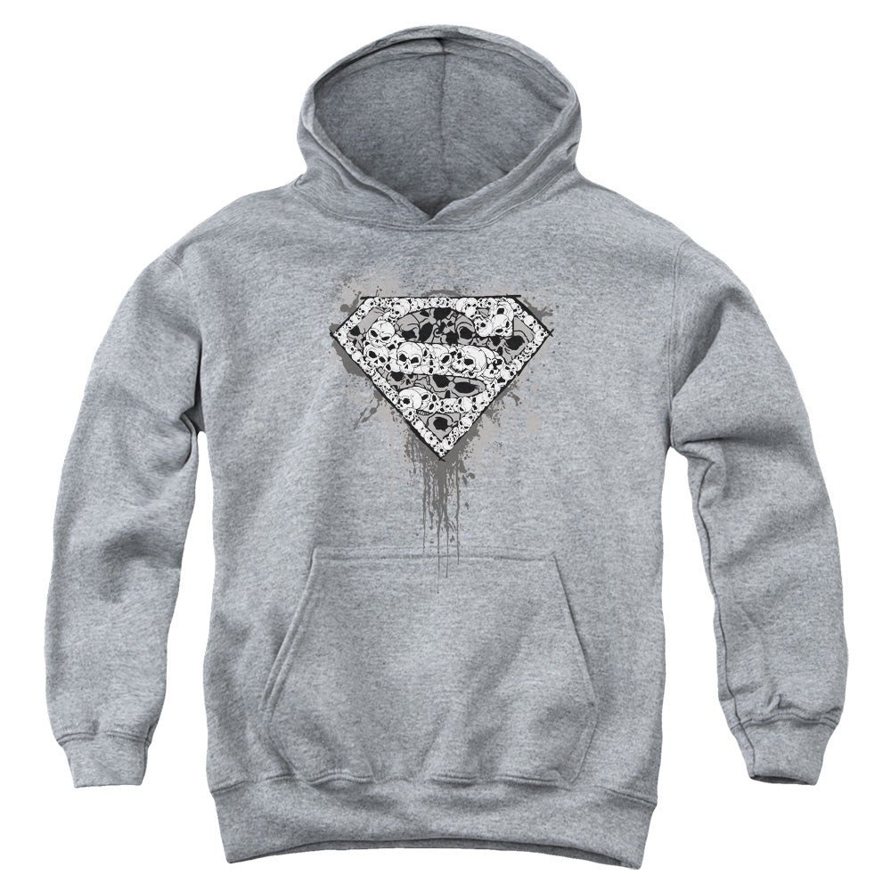 Superman Many Super Skulls Youth Hoodie