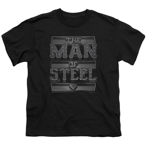 Superman Steel Text Youth/Toddler T-Shirt