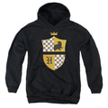 Harry Potter Hufflepuff Checkered Shield Crest Youth Hoodie