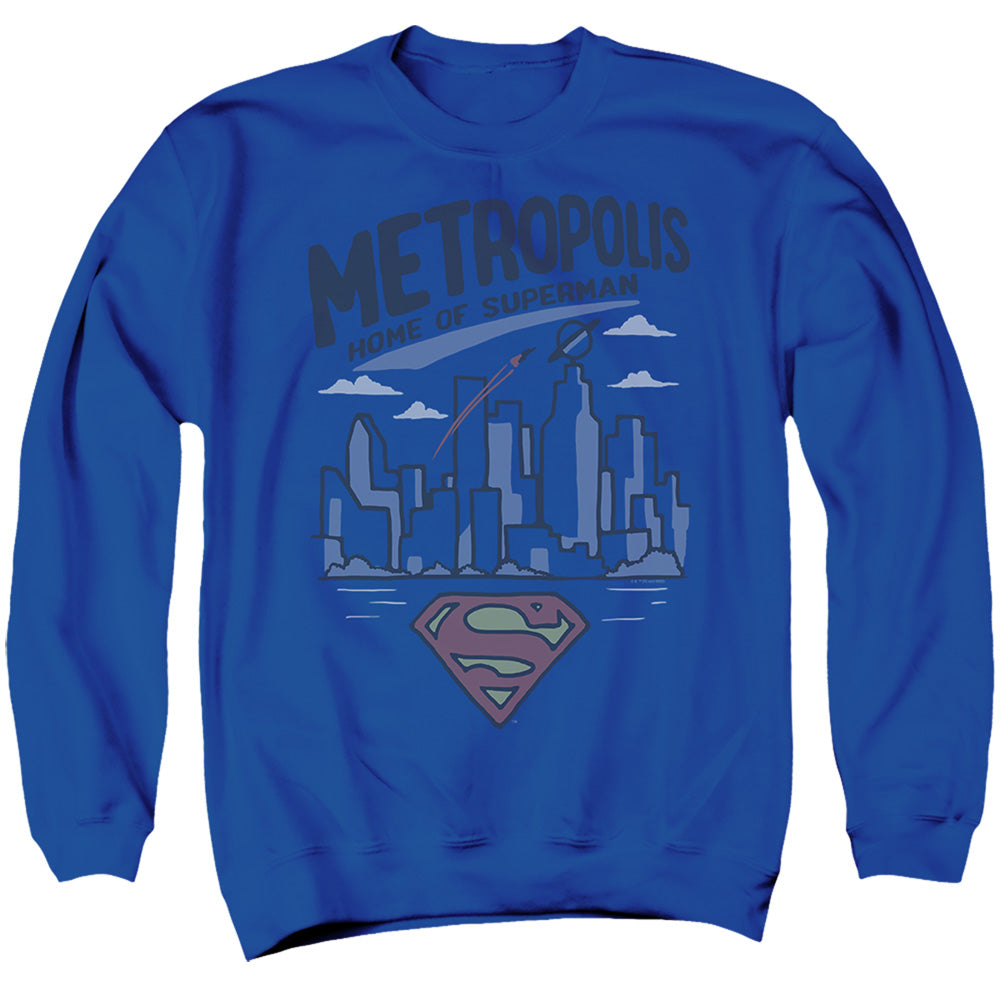 Metropolis Home of Superman Crewneck Sweatshirt