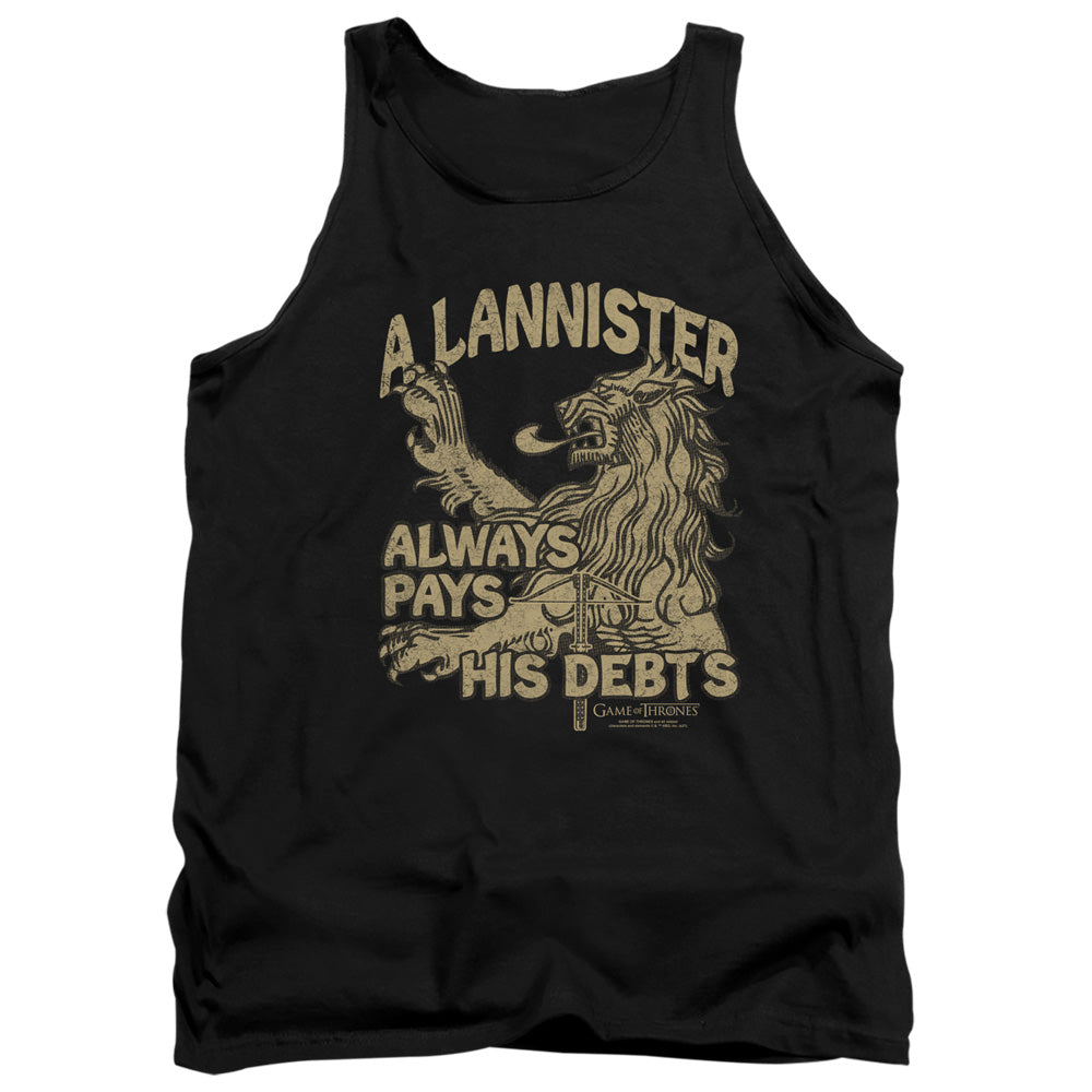 Game of Thrones Debts Tank Top