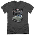 Chevy Classic Camaro Green V-Neck T-Shirt