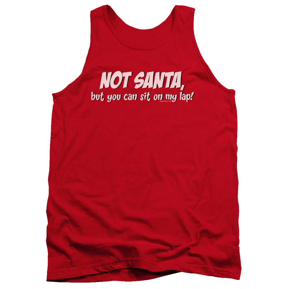 Christmas Not Santa Sit on My Lap Tank Top