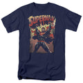 Superman Lift Up Navy T-Shirt