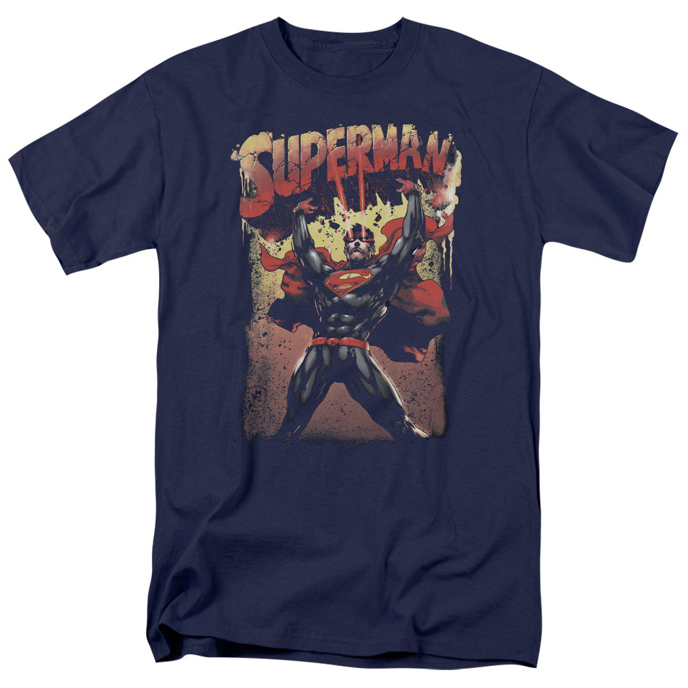 Superman Lift Up Navy T-Shirt