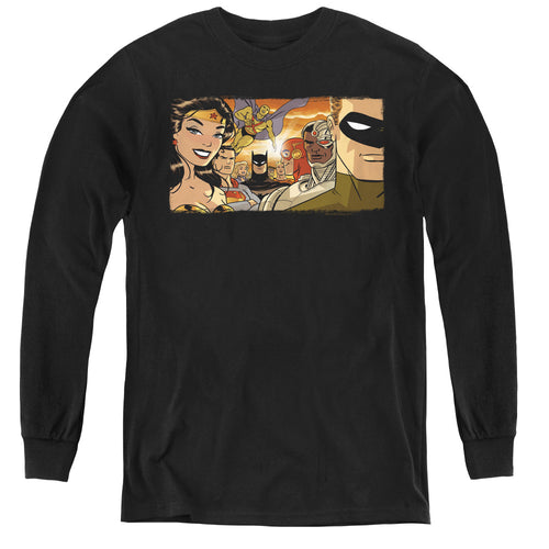 Justice League Cinematic League Youth Long Sleeve T-Shirt