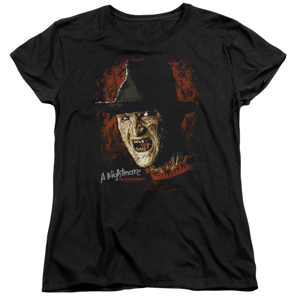 A Nightmare on Elm Street Freddy Shadow Womens T-Shirt