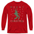 Elvis Presley Dancing Ugly Christmas Youth Long Sleeve T-Shirt
