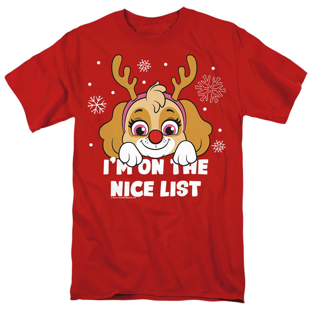Paw Patrol Skye Nice Christmas List T-Shirt