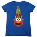 Sesame Street Christmas Nutcracker Elmo Womens T-Shirt