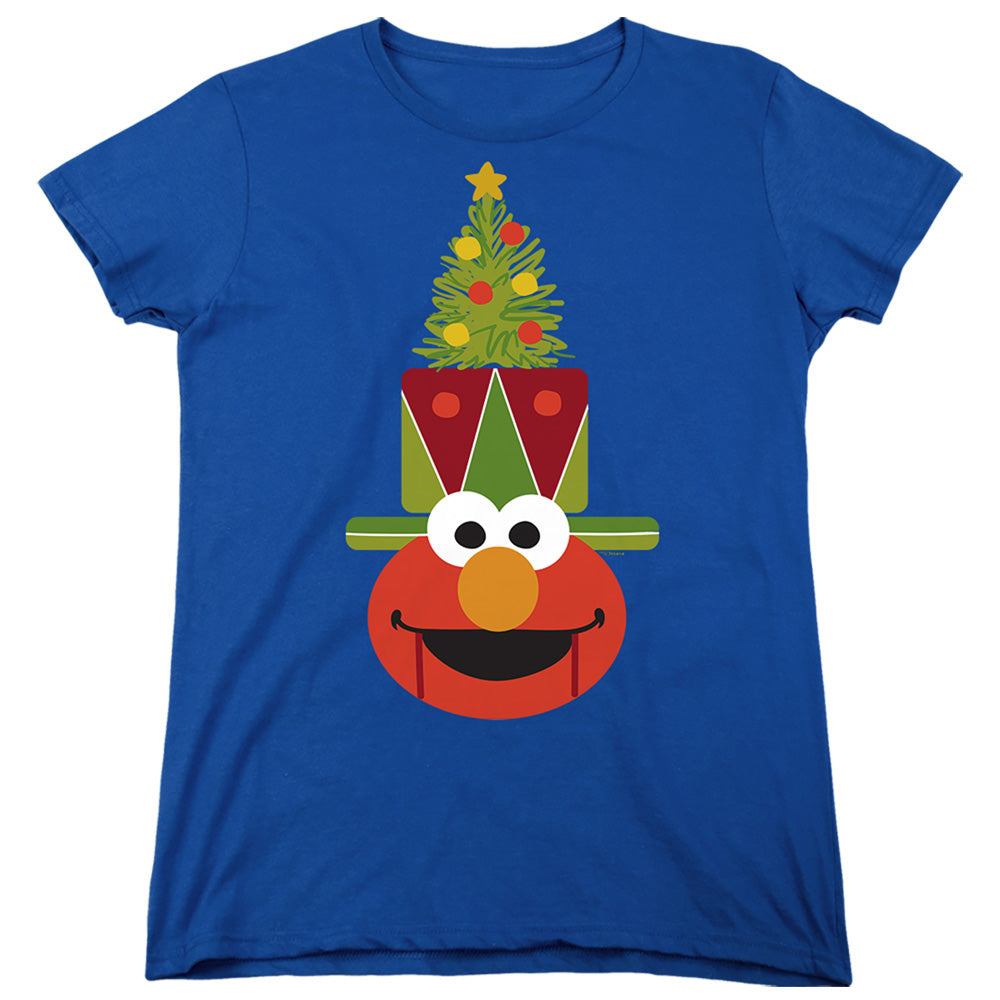 Sesame Street Christmas Nutcracker Elmo Womens T-Shirt