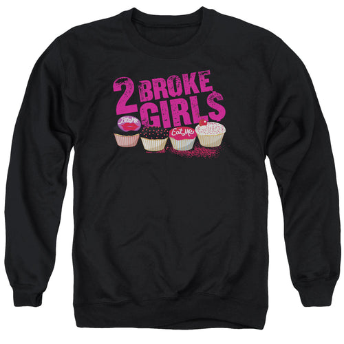 2 Broke Girls Cupcakes Crewneck Sweatshirt