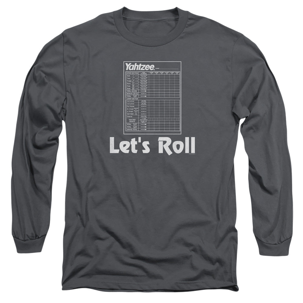 Yahtzee Let's Roll Score Card Long Sleeve T-Shirt