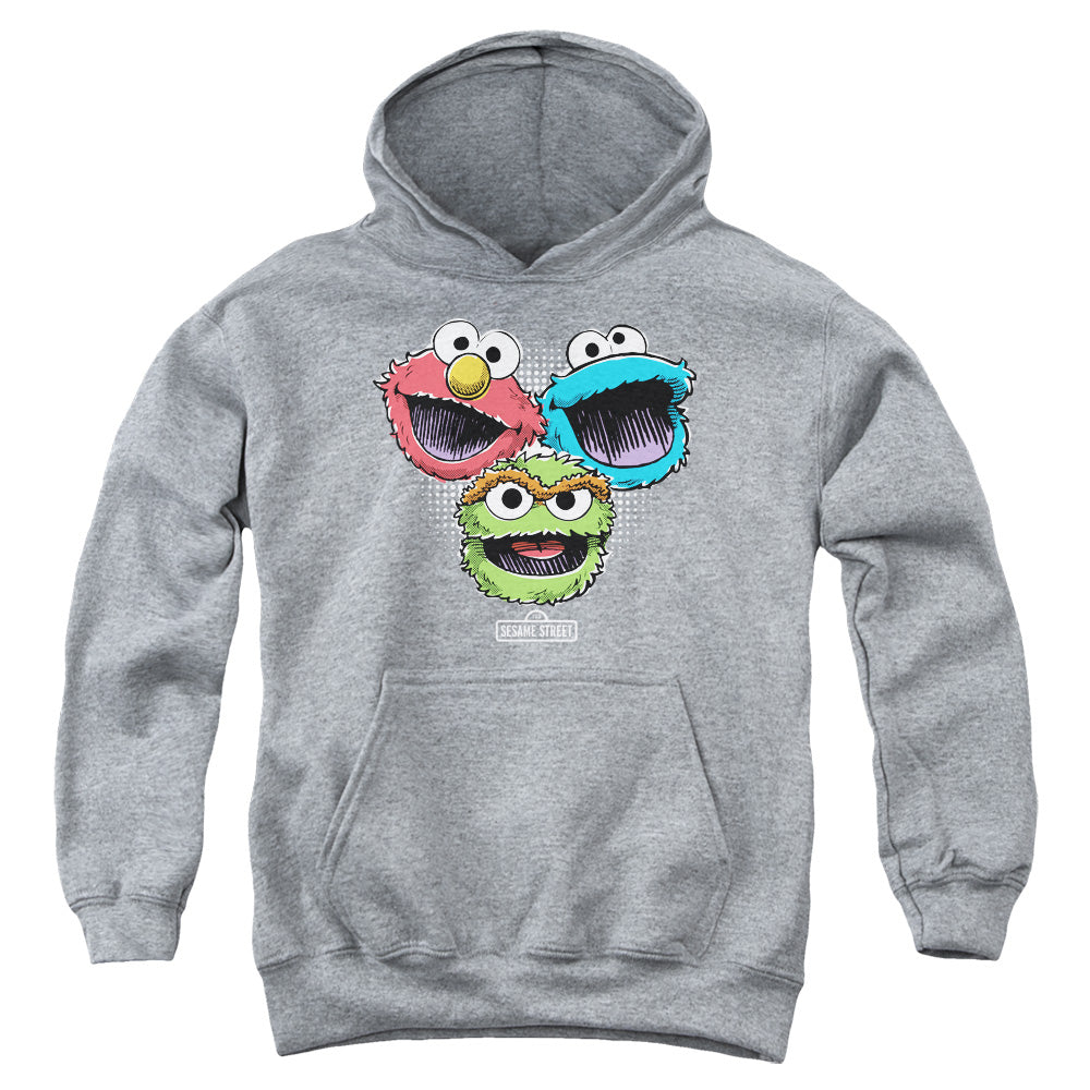 Sesame Street Halftone Heads Youth Hoodie