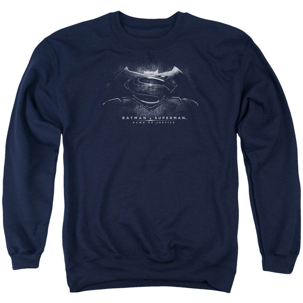Batman v Superman Bw Logo Crewneck Sweatshirt