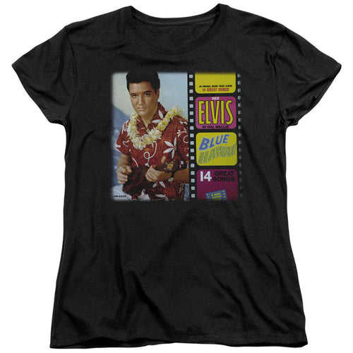 Elvis Presley Blue Hawaii Album Womens T-Shirt