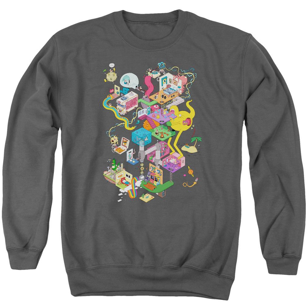 Uncle Grandpa Inside the RV Crewneck Sweatshirt