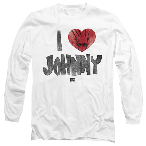 Johnny Bravo I Heart Johnny Long Sleeve T-Shirt
