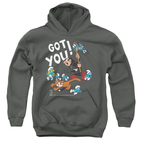 The Smurfs Gargamel and Azrael Youth Hoodie