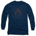 Aquaman Aqua Paisley Long Sleeve T-Shirt