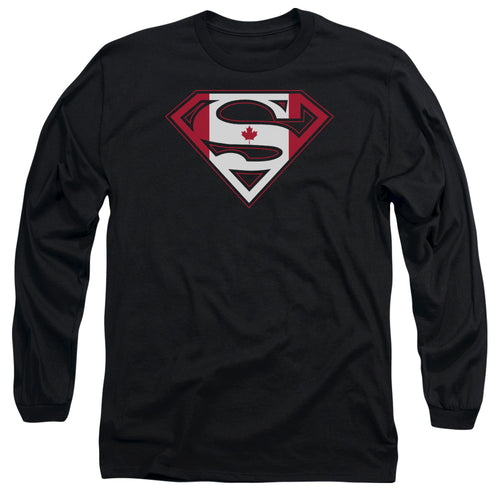 Superman Canadian Shield Long Sleeve T-Shirt