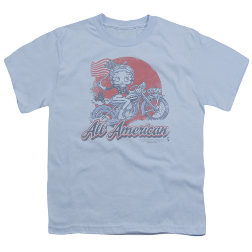 Betty Boop All American Biker Youth/Toddler T-Shirt