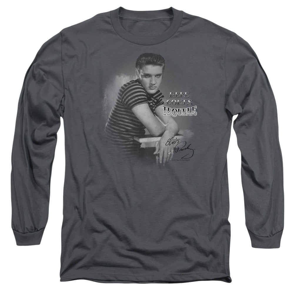 Elvis Presley Trouble Long Sleeve T-Shirt