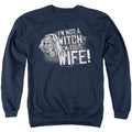 The Princess Bride Not a Witch Navy Crewneck Sweatshirt