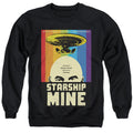 Star Trek Starship Mine Black Crewneck Sweatshirt