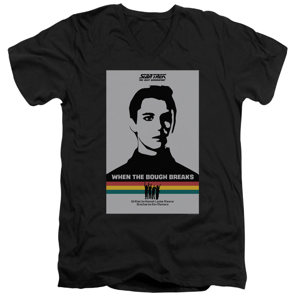 Star Trek When the Bough Breaks Black V-Neck T-Shirt