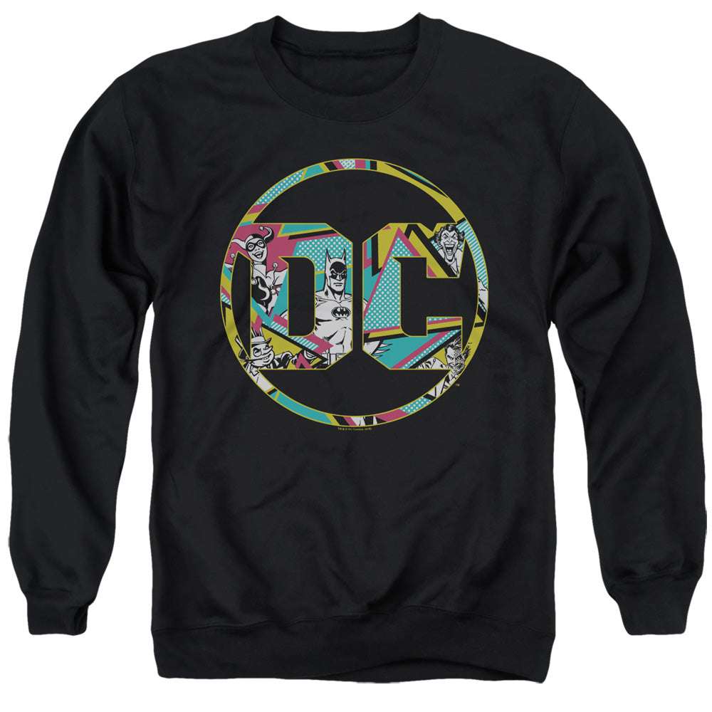 Batman 80S Bat Logo Crewneck Sweatshirt