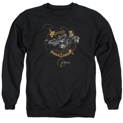 Justice League Batmobile Crewneck Sweatshirt