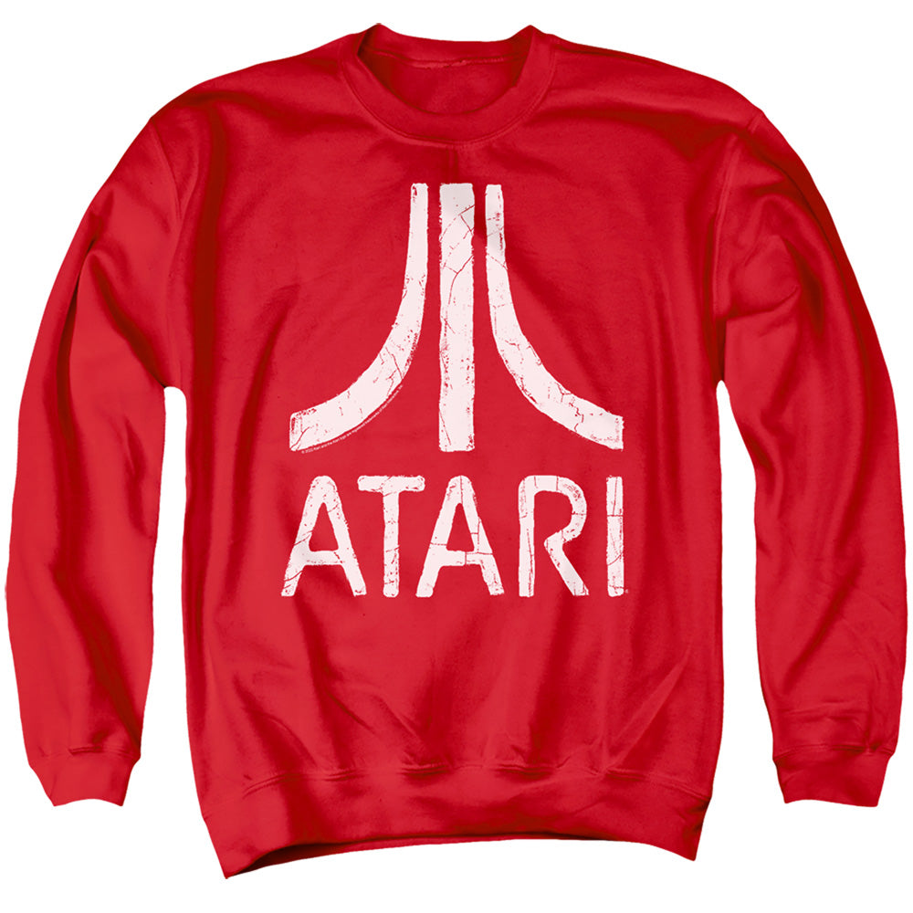 Atari Rough Logo Red Crewneck Sweatshirt