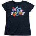 Blue's Clues Characters Womens T-Shirt
