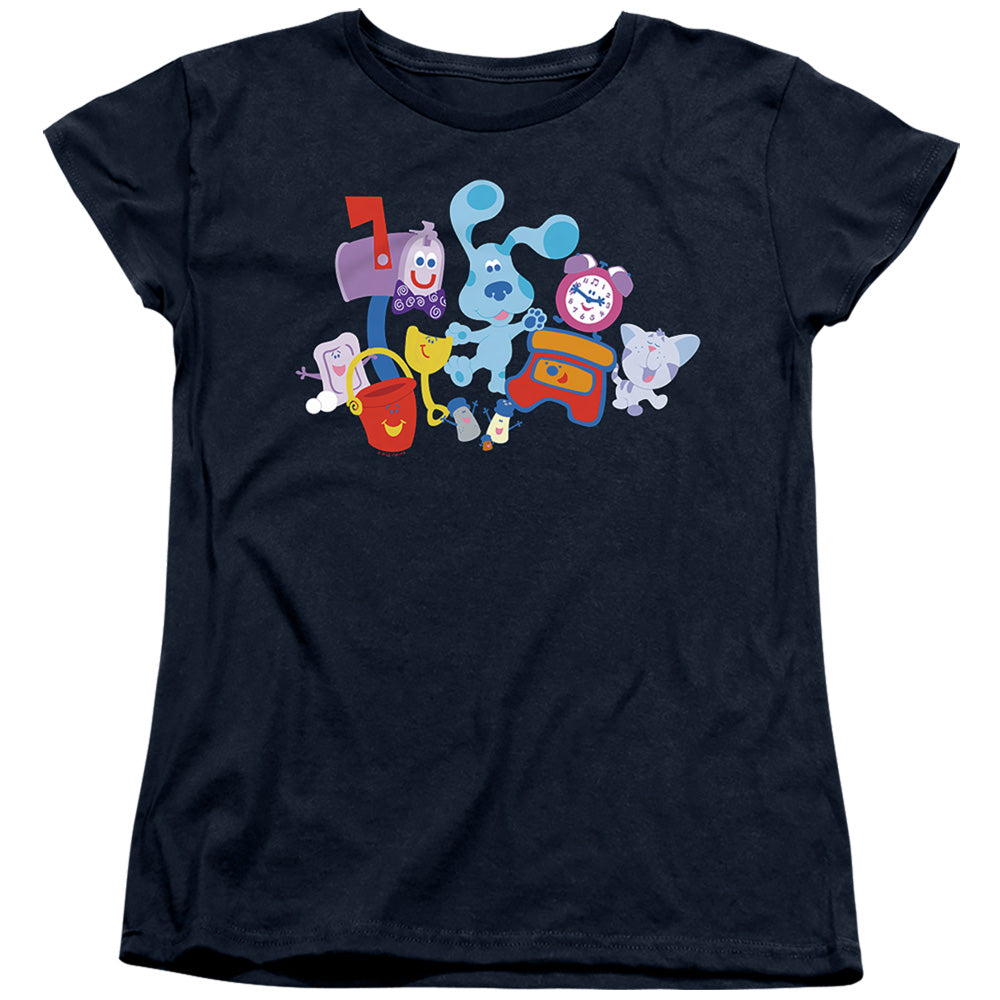 Blue's Clues Characters Womens T-Shirt