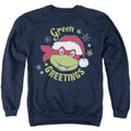 Teenage Mutant Ninja Turtles Green Greetings for Christmas Crewneck Sweatshirt