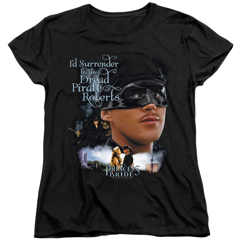 The Princess Bride Surrender Black Womens T-Shirt