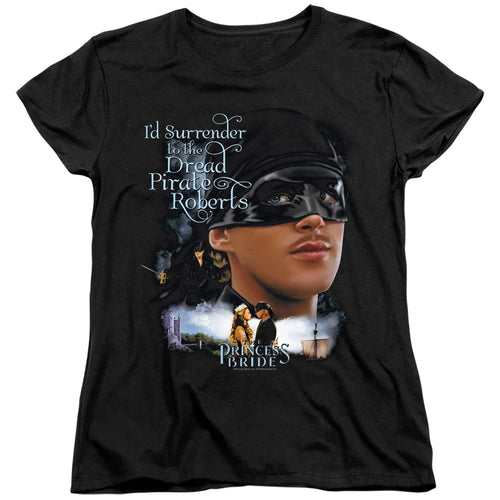 The Princess Bride Surrender Black Womens T-Shirt