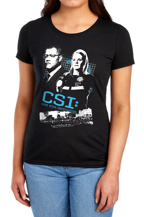 CSI Investigate This Womens T-Shirt