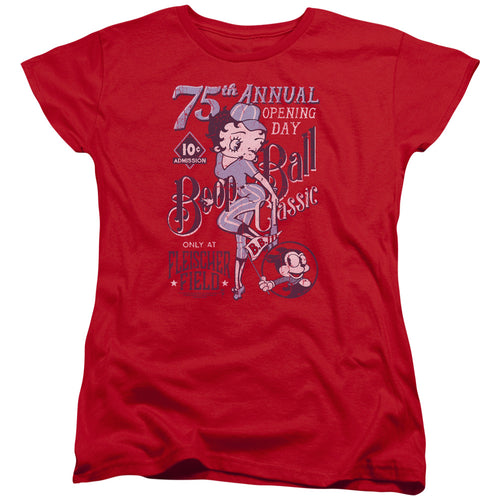 Betty Boop Boop Ball Womens T-Shirt