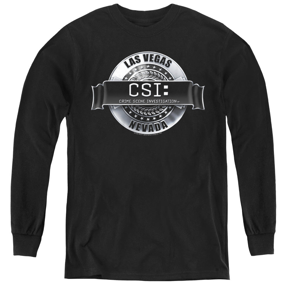 CSI Rendered Logo Youth Long Sleeve T-Shirt