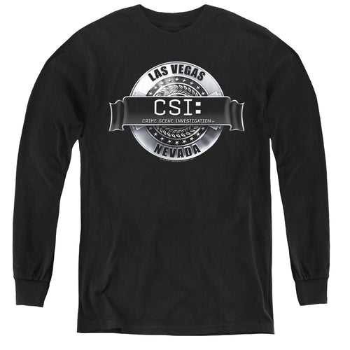 CSI Rendered Logo Youth Long Sleeve T-Shirt