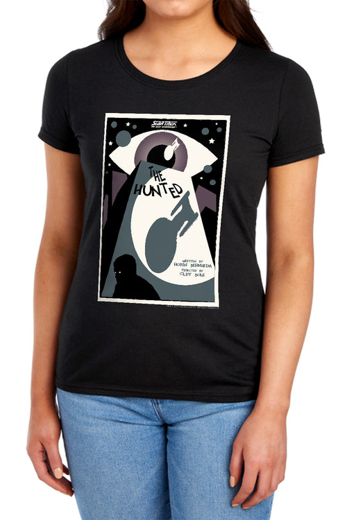 Star Trek The Hunted Black Womens T-Shirt