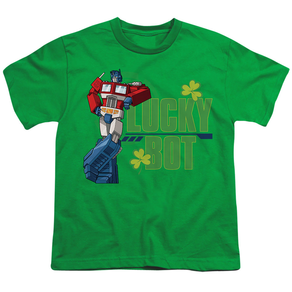 Transformers ST. Patrick's Day Optimus Prime Lucky Bot Youth/Toddler T-Shirt
