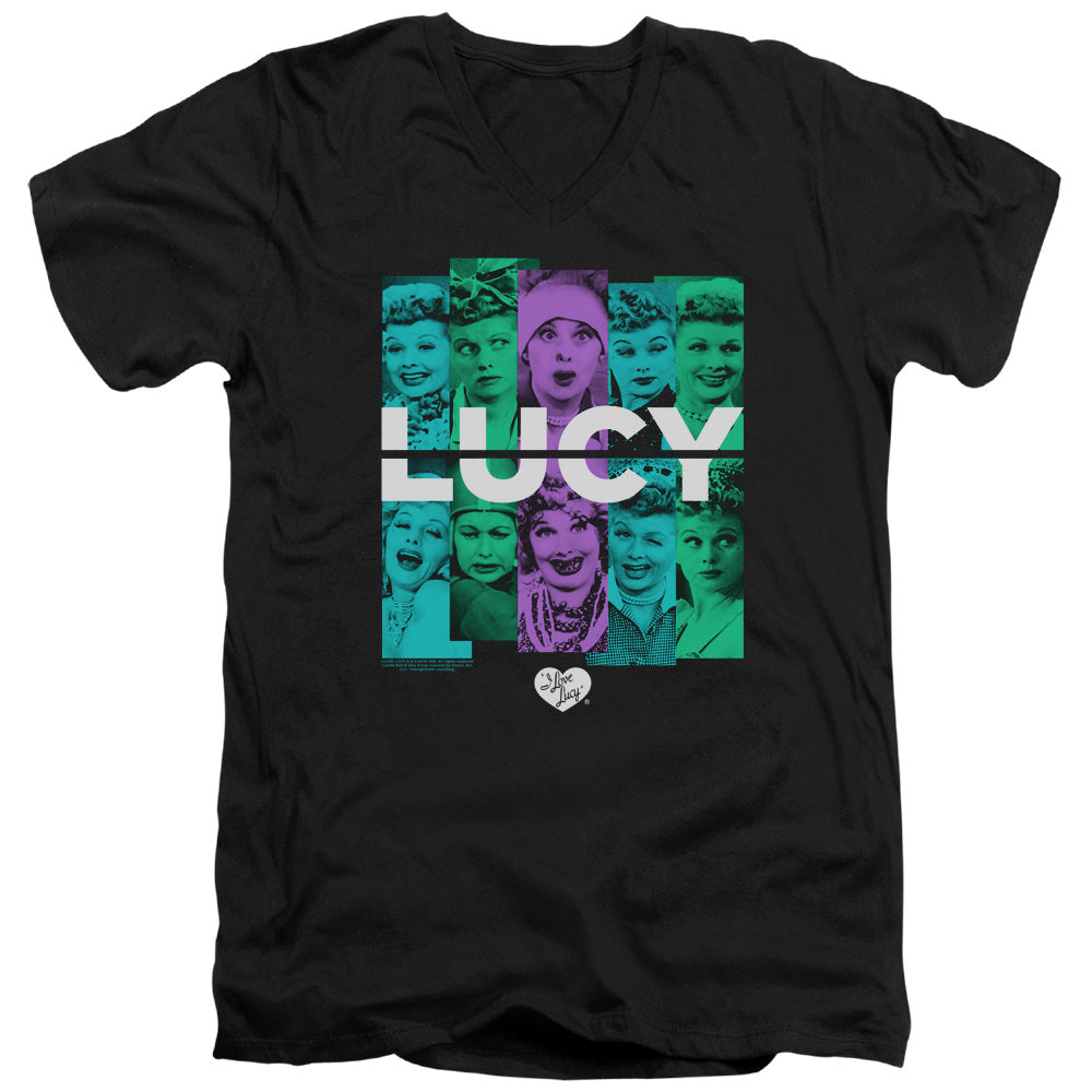 I Love Lucy Shades Of Lucy V-Neck T-Shirt