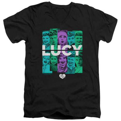 I Love Lucy Shades Of Lucy V-Neck T-Shirt